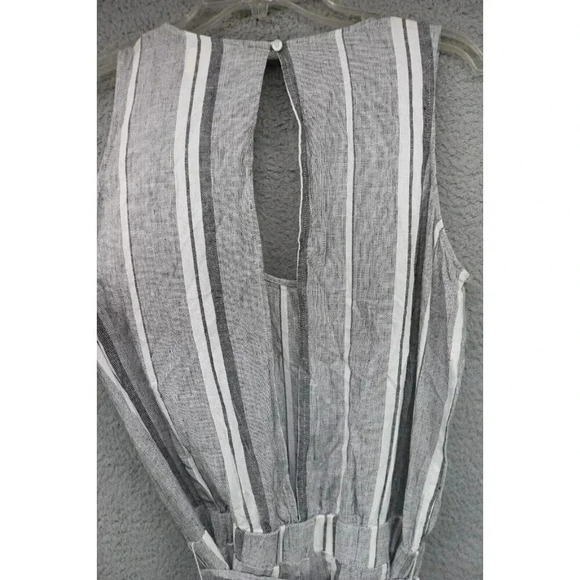 Cloth and Stone Anthropologie Linen Blend Wide Leg Jumpsuit-Size Small-Open Back - Picture 8 of 10